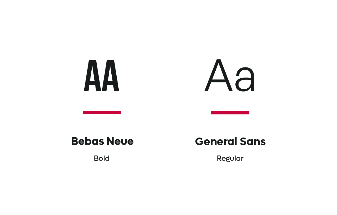 Müller Tiefbau Typografie