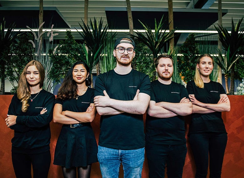 Das Webdesigner Team in der Agentur pechschwarz in Hagen