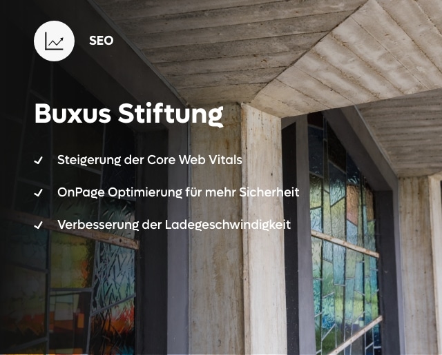Suchmaschinenoptimierung für die Buxus Stiftung
