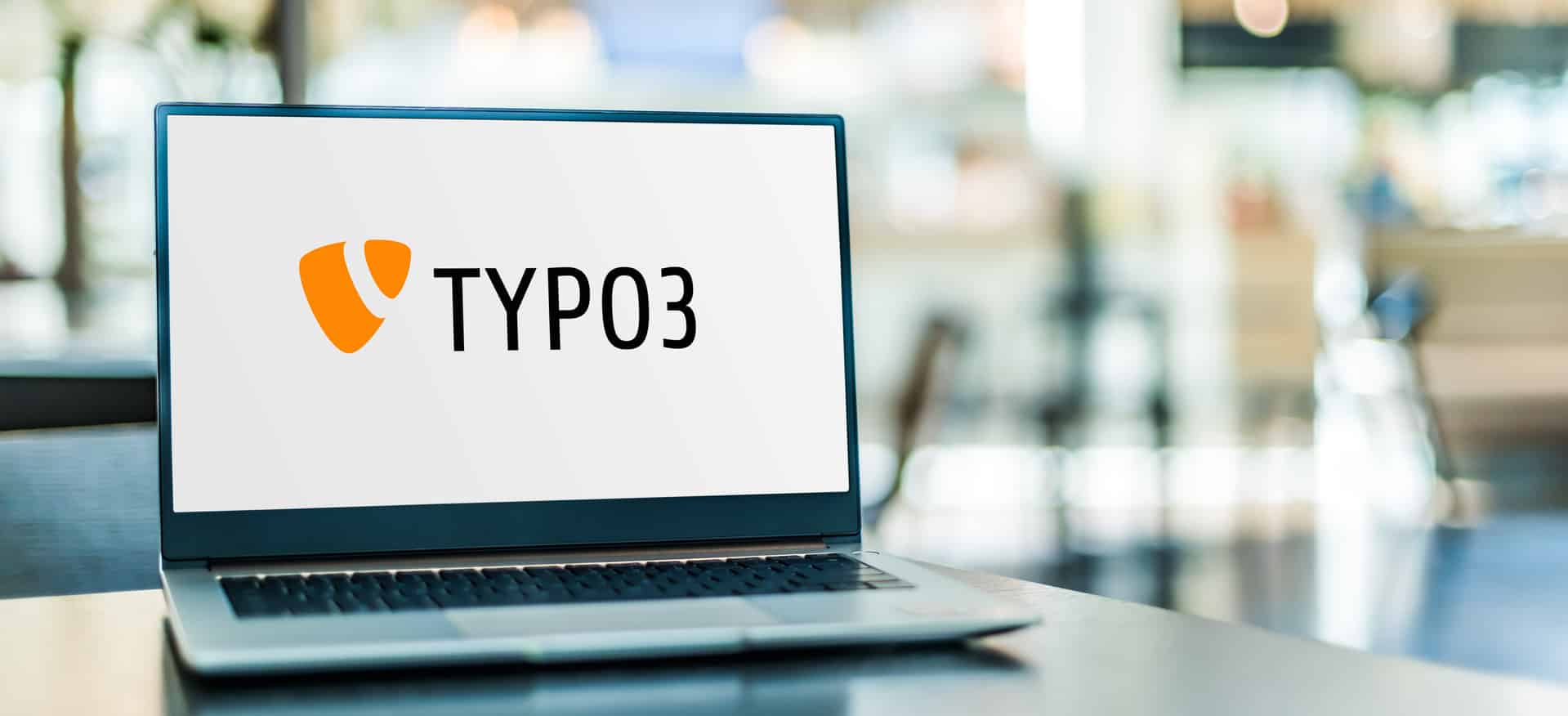 Laptop mit TYPO3